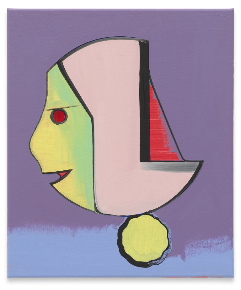 Thomas Scheibitz
Pionier, 2026
Oil, vinyl and pigment marker on canvas
60 &times; 50 cm | 23 5/8 &times; 19 3/4 inches