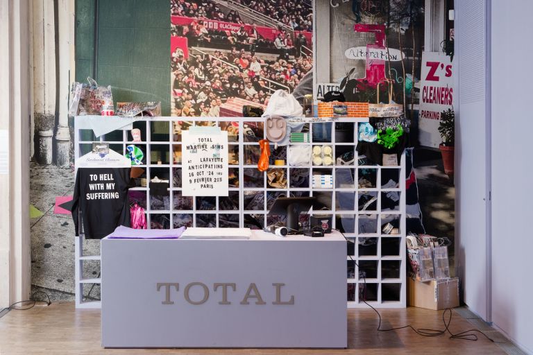 Martine Syms, Total, installation view, Lafayette Anticipations, Paris, 2024
&copy; Lafayette Anticipations. Photo: Aur&eacute;lien Mole