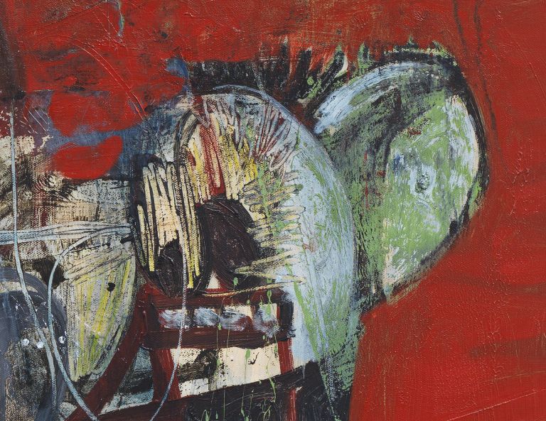 George Condo
War of the Worlds, 2026 (detail)