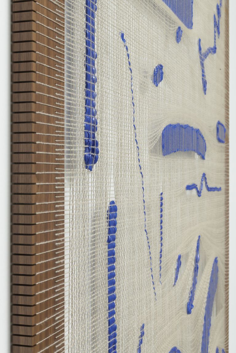 Analia Saban
Core Memory (Fluorescent Blue) #2, 2026 (detail)