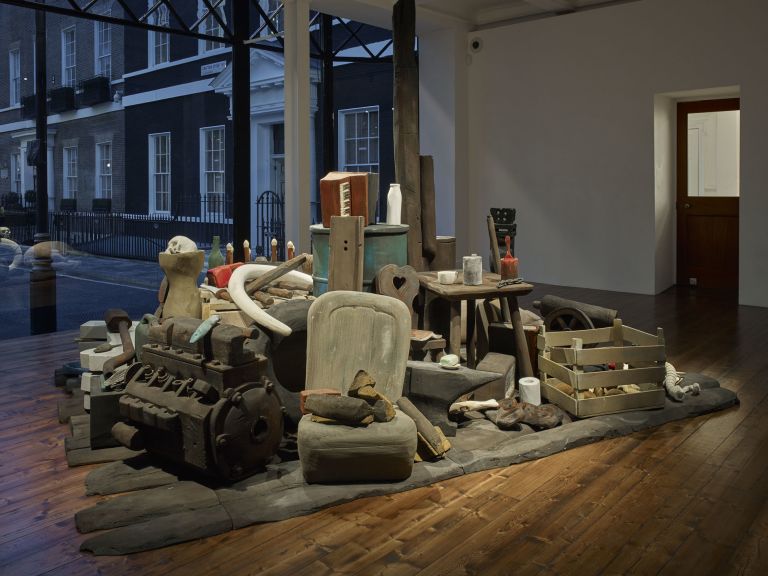 Peter Fischli David Weiss – Should I paint a pirate ship on my car with an armed figure on it holding a decapitated head by the hair? – London