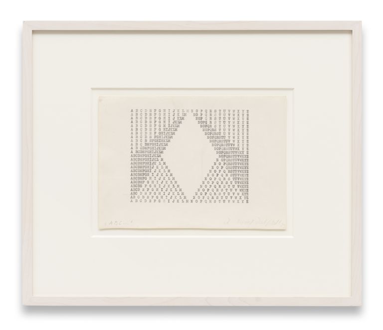 Ruth Wolf-Rehfeldt
ABC… (Alphabet), 1973 (detail)