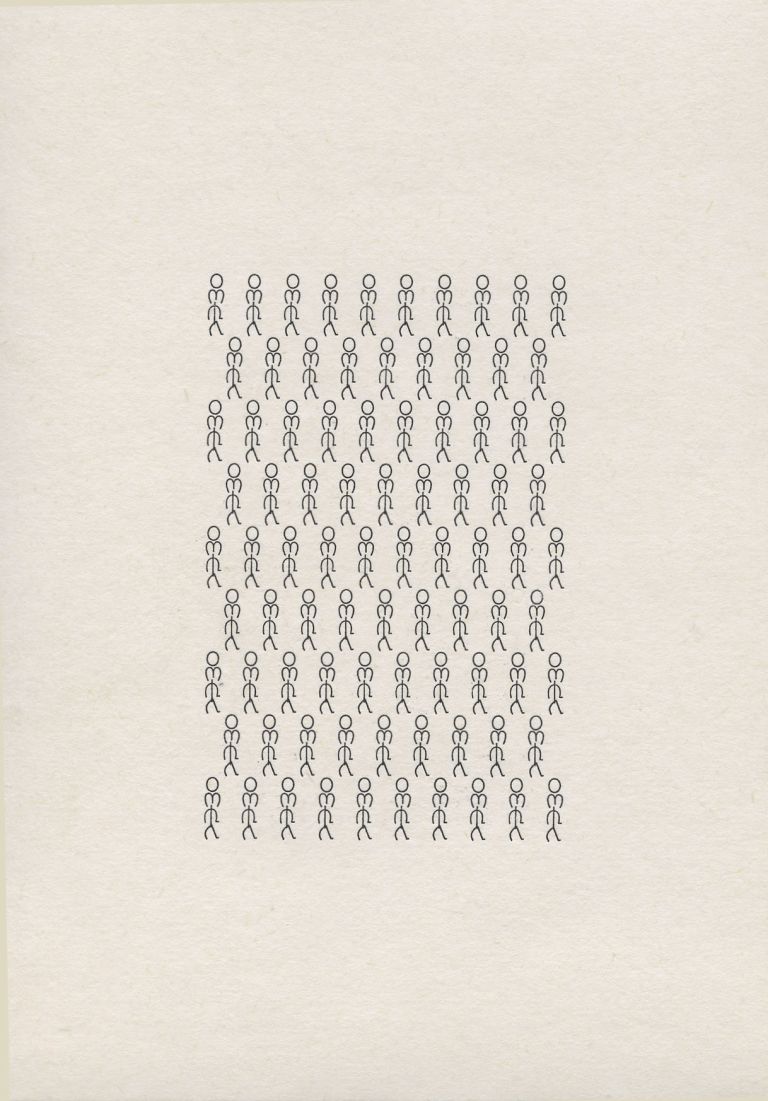 Ruth Wolf-Rehfeldt
Strukturbl&auml;tter, mid 1980s
Original typewriting
15 &times; 10.5 cm
6 &times; 4 1/8 inches
32 &times; 27.8 &times; 2.8 cm (framed)
12 5/8 &times; 11 &times; 1 inches (framed)
Courtesy: the artist and ChertL&uuml;dde