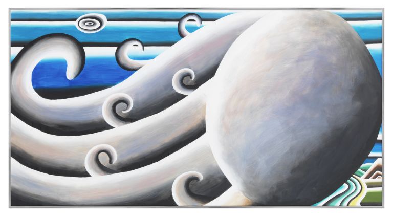 Andreas Schulze
Untitled (Octopus Taormina), 2013
Acrylic on passepartout cardboard
91.5 &times; 172.5 cm (framed)
36 &times; 68 inches (framed)