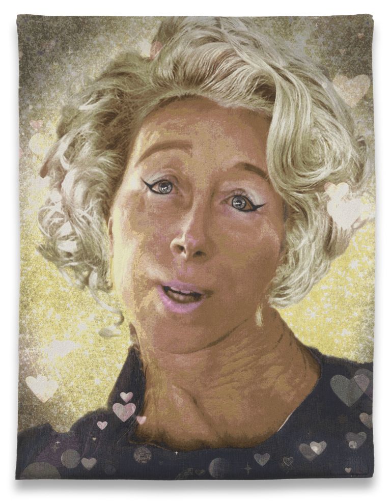 Cindy Sherman
Untitled, 2019
Polyester, cotton, wool, and acrylic woven together
284.5 &times; 218.4 cm
112 &times; 86 inches