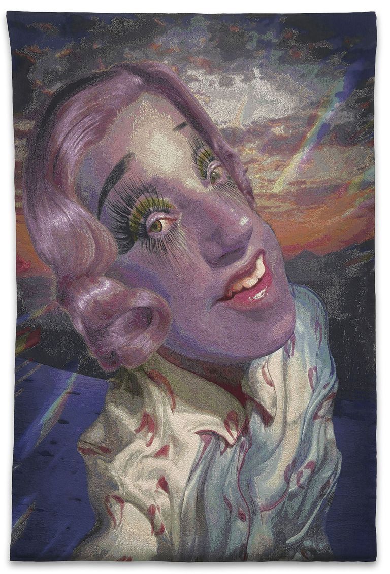Cindy Sherman
Untitled, 2020
Polyester, wool, acrylic, silk and cotton mercuris&eacute; woven together
284 &times; 190 cm
111 13/16 &times; 74 13/16 inches