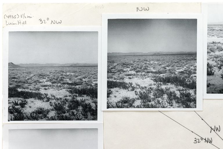 Nancy Holt
Preparatory Drawing of “Sun Tunnels”, 1975 (detail)