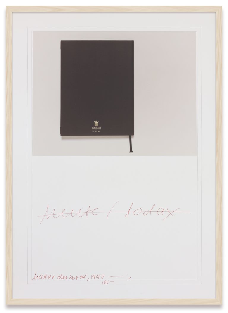 Hanne Darboven
Kalenderbuch 92 / Calendar book 92, 1992 (detail)