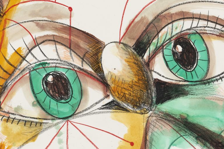 George Condo
Modern Romance, 2021 (detail)