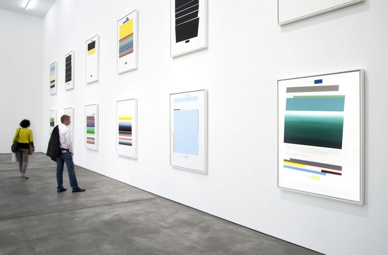 Jenny Holzer, Endgame, installation view, Sprüth Magers, Berlin, 2012. Photo: Collin LaFleche