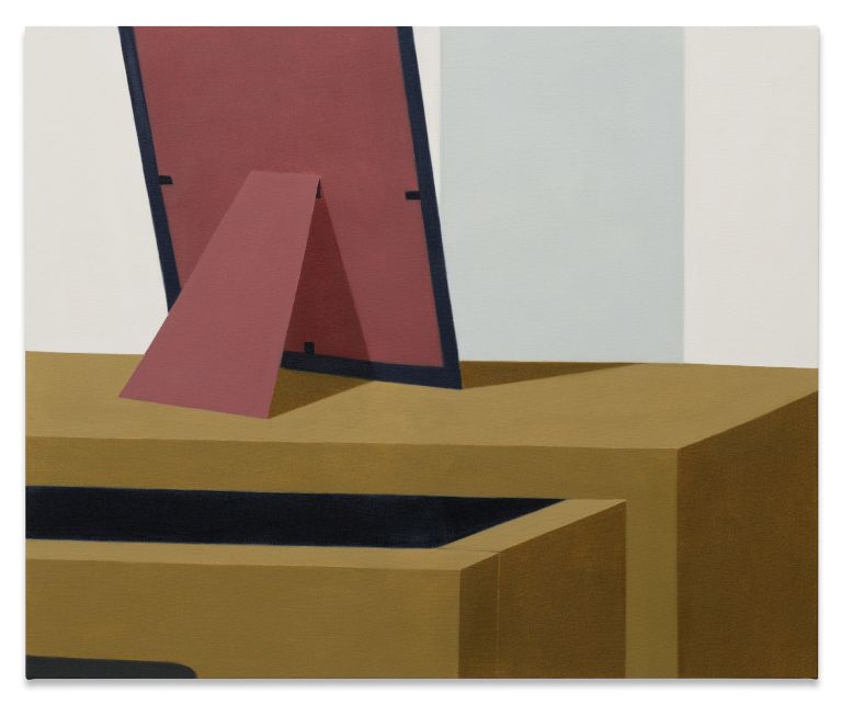 Henni Alftan
Nightstand, 2021
Oil on canvas
60 &times; 73 cm
23 5/8 &times; 28 3/4 inches