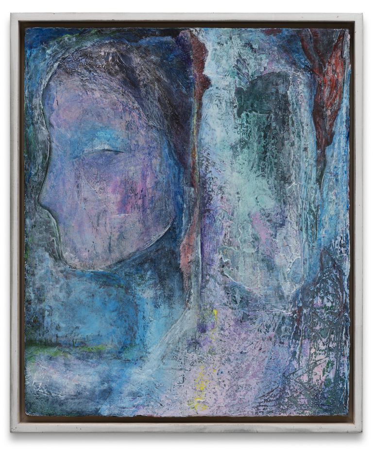 Andro Wekua
Half Moon, 2017/2021
Oil on canvas
30.2 × 36.5 × 2 cm
12 × 14 3/8 × 7/8 inches