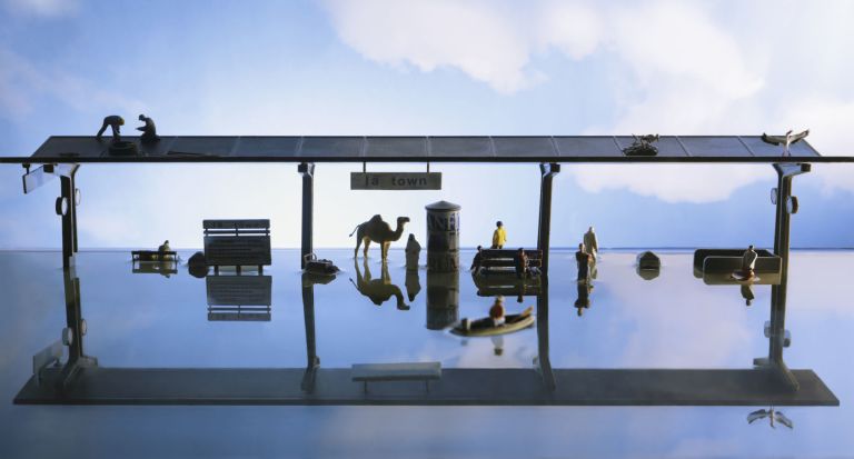 Cao Fei
La Town: Train Station, 2014
Inkjet print on paper
70 &times; 130 cm
27 5/8 &times; 51 1/8 inches