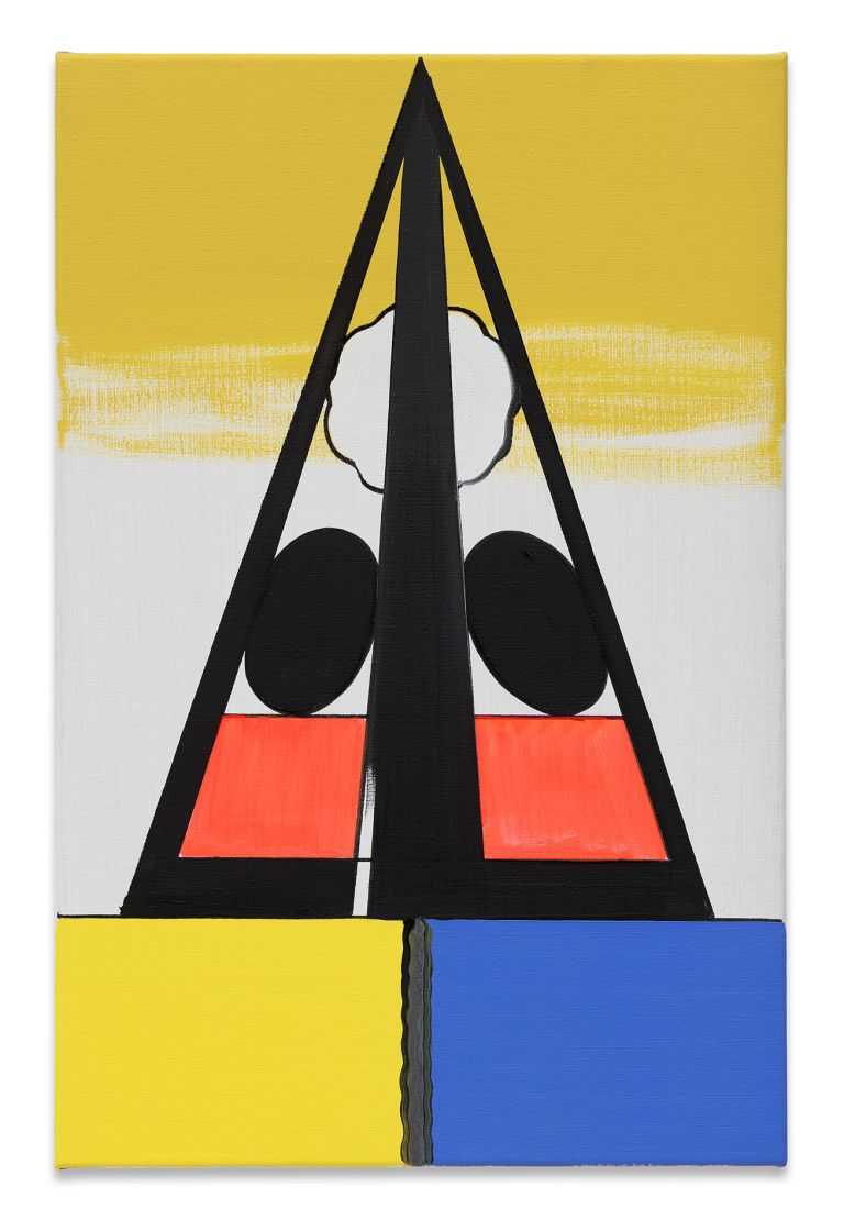 Thomas Scheibitz
Kleiner Speicher, 2021
Oil, vinyl and pigment marker on canvas
60 &times; 40 cm
23 5/8 &times; 15 3/4 inches