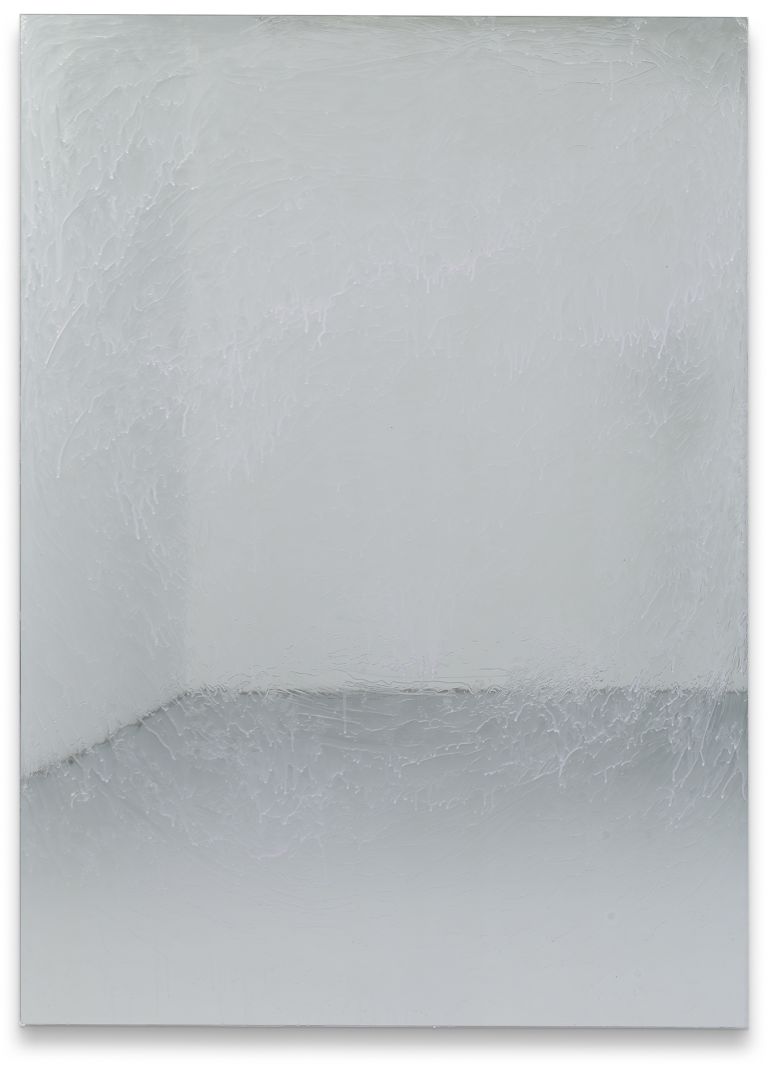 Pamela Rosenkranz
Anamazon (Hot Flow), 2021
Medium and pigments on mirror
200 &times; 150 cm
78 3/4 &times; 59 inches