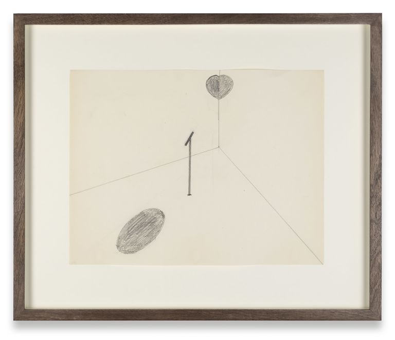 Nancy Holt
Untitled (Locator), 1971
Pencil on paper
21.6 &times; 27.9 cm
8 1/2 &times; 11 inches