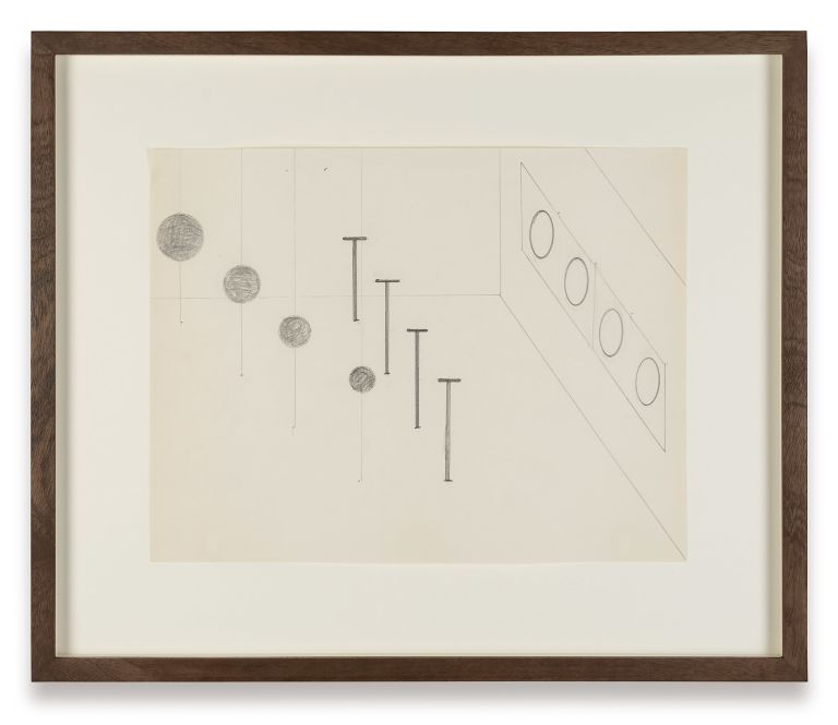 Nancy Holt
Untitled (Study for Locators), 1972
Pencil on paper
21.6 &times; 27.9 cm
8 1/2 &times; 11 inches