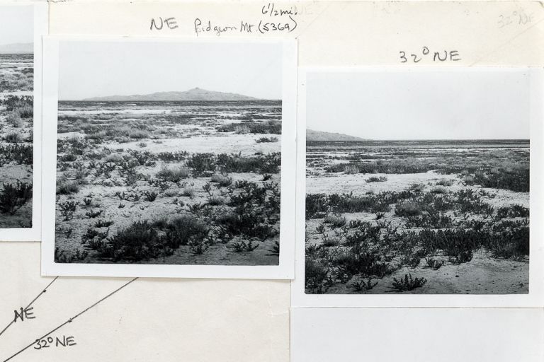 Nancy Holt
Preparatory Drawing of 'Sun Tunnels', 1975 (detail)