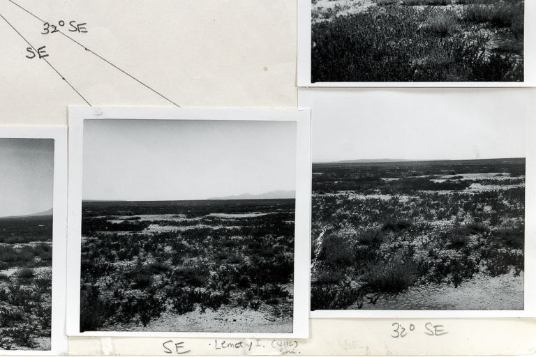 Nancy Holt
Preparatory Drawing of 'Sun Tunnels', 1975 (detail)