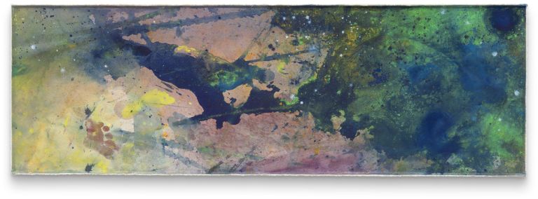 Lucy Dodd
Love is All You Need, 2021
Pigment and acrylic on canvas
55.2 &times; 156.8 cm
21 3/4 &times; 61 3/4 inches