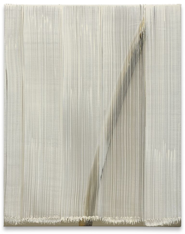 Hyun-Sook Song
5 Brushstrokes over 1 Brushstroke, 2009
Tempera on canvas
100 &times; 80 cm
39 3/8 &times; 31 1/2 inches