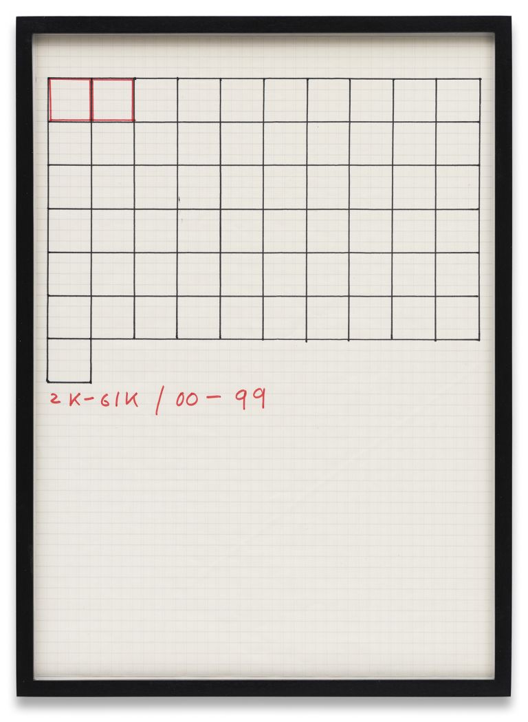 Hanne Darboven
Untitled, 1971 (detail)