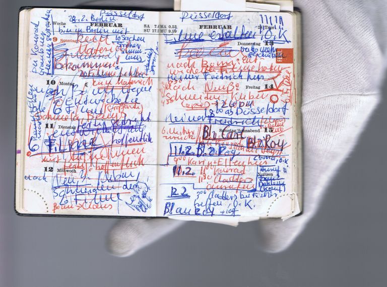 Hanne Darboven&rsquo;s diary pages, 1969. Archive of the Hanne Darboven Foundation, Hamburg.