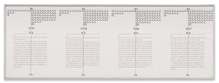 Hanne Darboven
Ein Jahrhundert.1b, 1971&ndash;74 (detail)