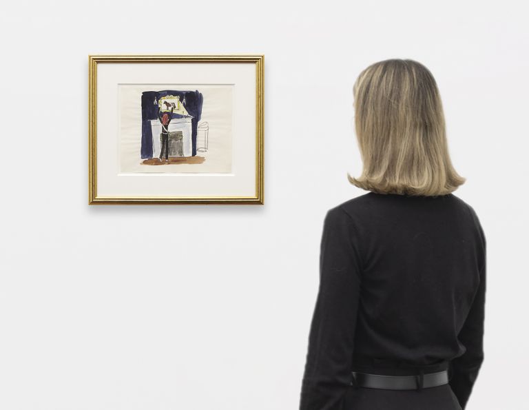 Karen Kilimnik
cat burglar at work, 1977 (scale image)