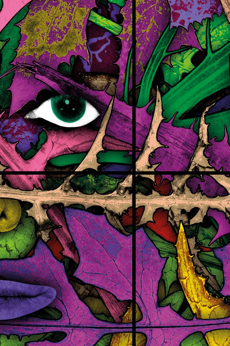 Gilbert & George
LION TEETH, 2019 (detail)