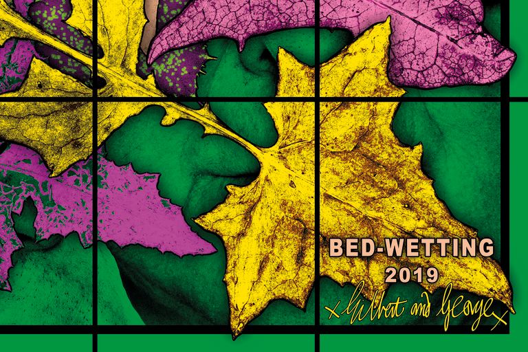 Gilbert & George
BED-WETTING, 2019 (detail)