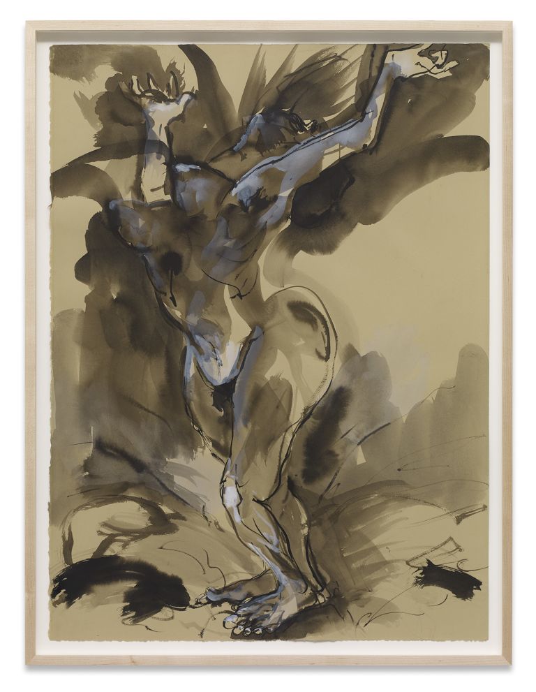 Kara Walker
Far Flung, 2020
Ink and shell white on paper
76.2 &times; 55.9 cm
30 &times; 22 inches