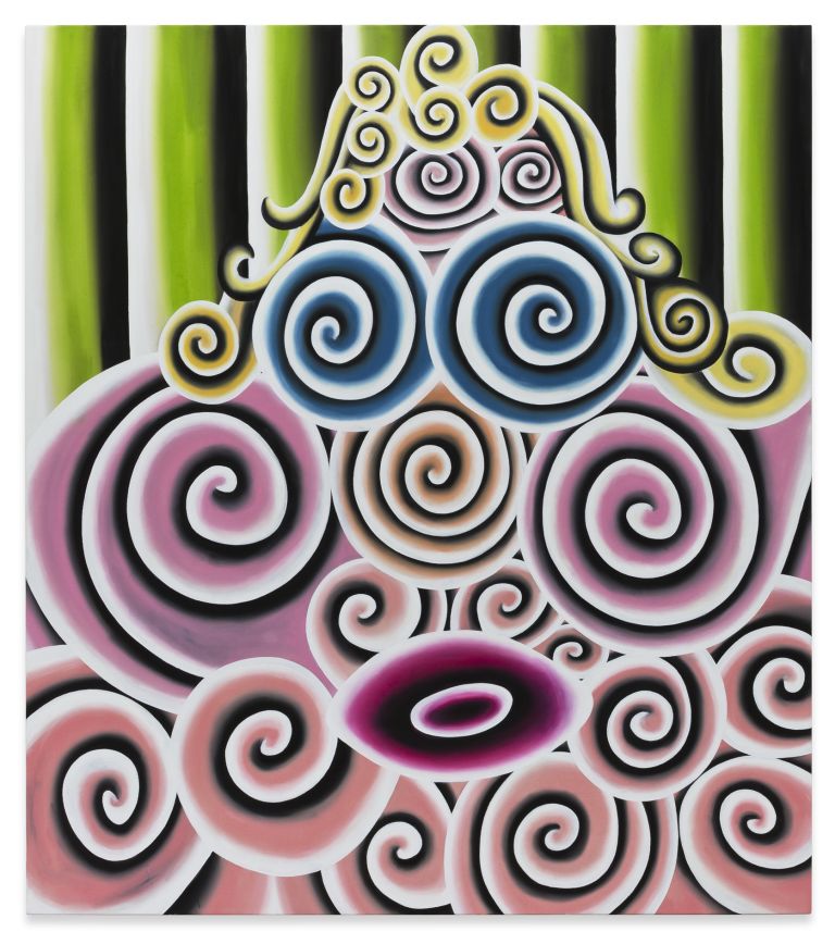 Andreas Schulze
Untitled (Nelly), 2019
Acrylic on nettle cloth
160 &times; 140 cm
63 &times; 55 1/8 inches