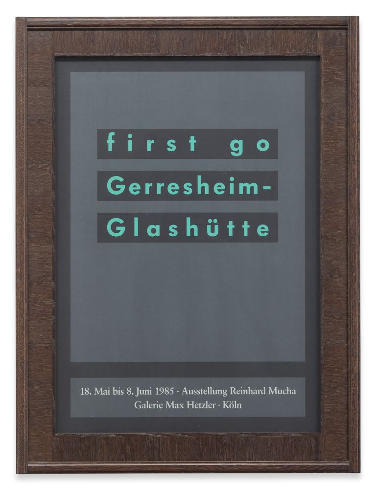 Reinhard Mucha
BBK-SLKNY-Edition, 1990, 1999 (detail)