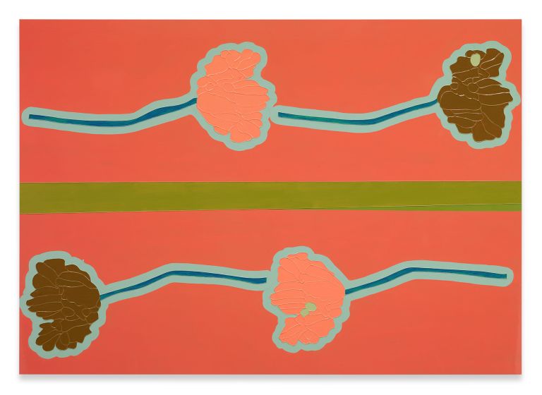 Gary Hume
The River, 2020
Gloss paint on aluminium
151 &times; 214 cm
59 1/2 &times; 84 1/4 inches