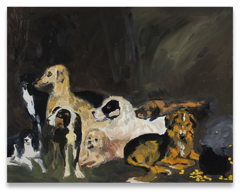 Karen Kilimnik
friends in the woods, 2010
Water soluble oil color on canvas
35.6 &times; 45.7 cm
14 &times; 18 inches