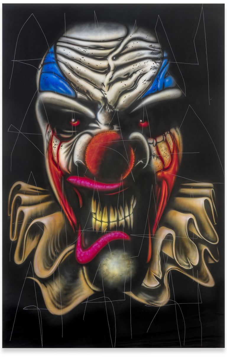 Anne Imhof
Clown one, 2023
Acrylic on aluminum
280 &times; 180 cm
110 1/4 &times; 70 7/8 inches