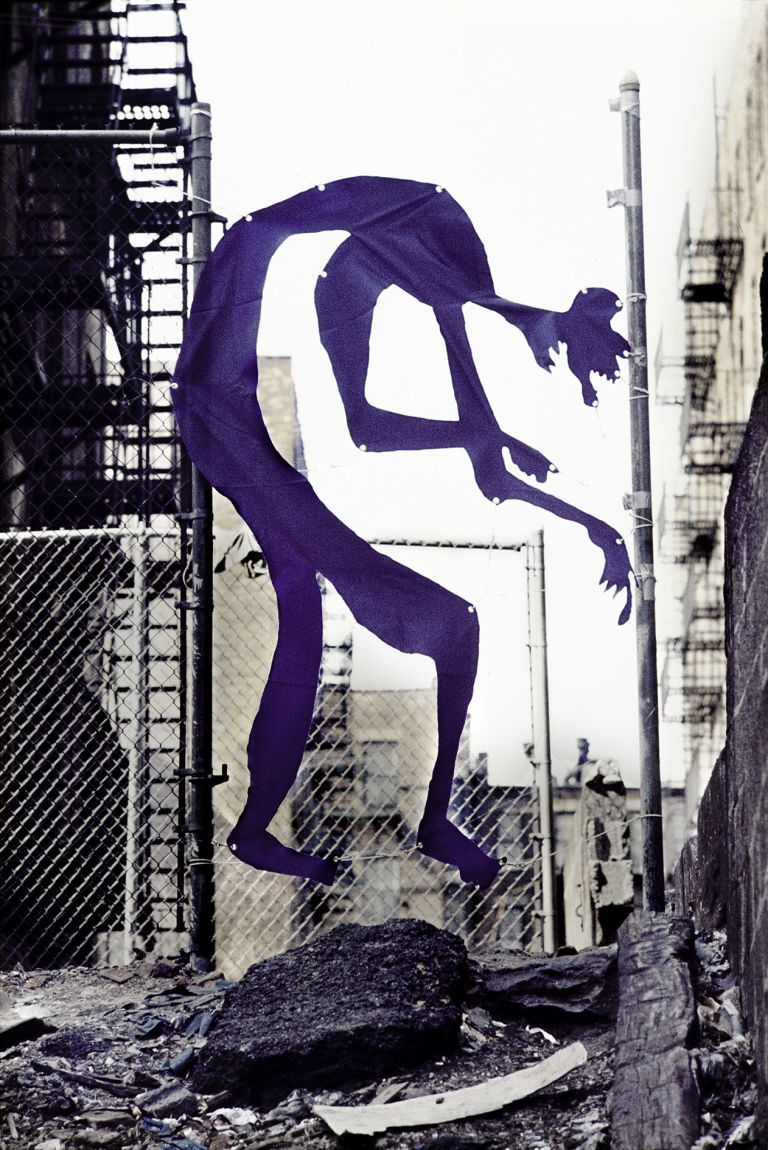 Senga Nengudi
Down (Purple), Red Devil (soul 2), Drifting Leaves, 1972 (detail)