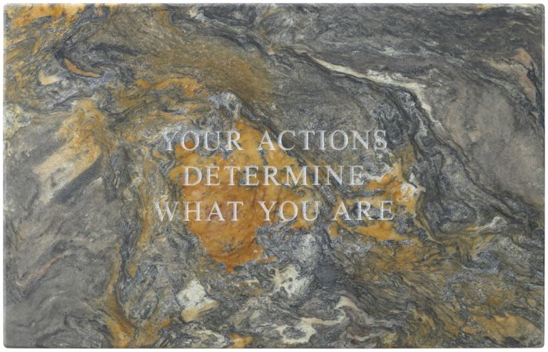 Jenny Holzer
Selection from Truisms: Your actions determine…, 2019
