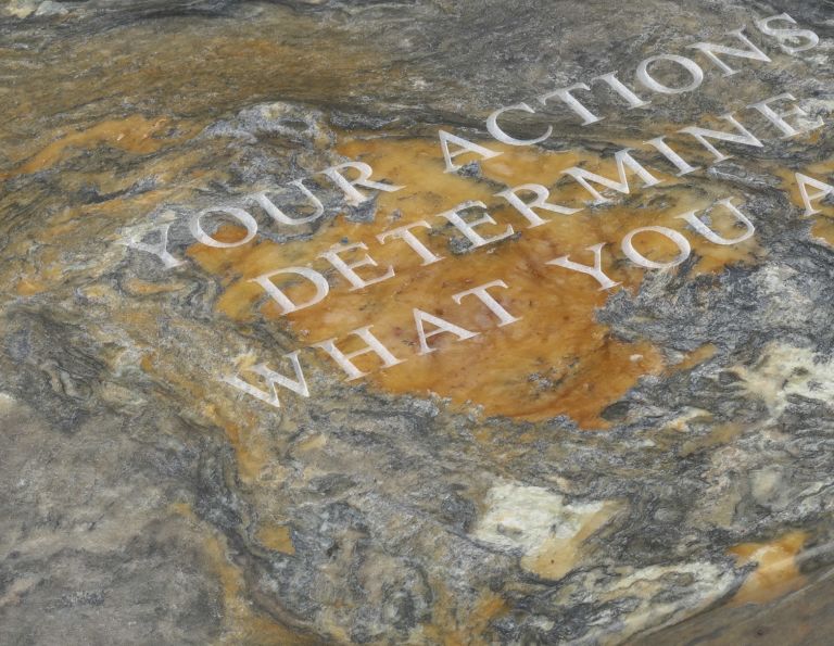 Jenny Holzer
Selection from Truisms: Your actions determine…, 2019 (detail)