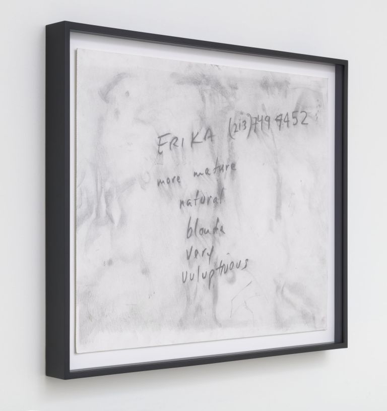 Kaari Upson
Untitled (Erika&apos;s Phone Number), 2008