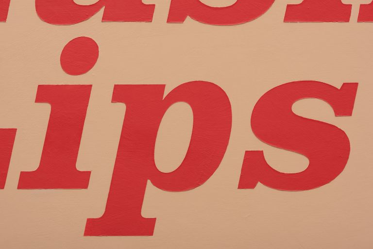 Sylvie Fleury
Lush Lips, 1997 (detail)