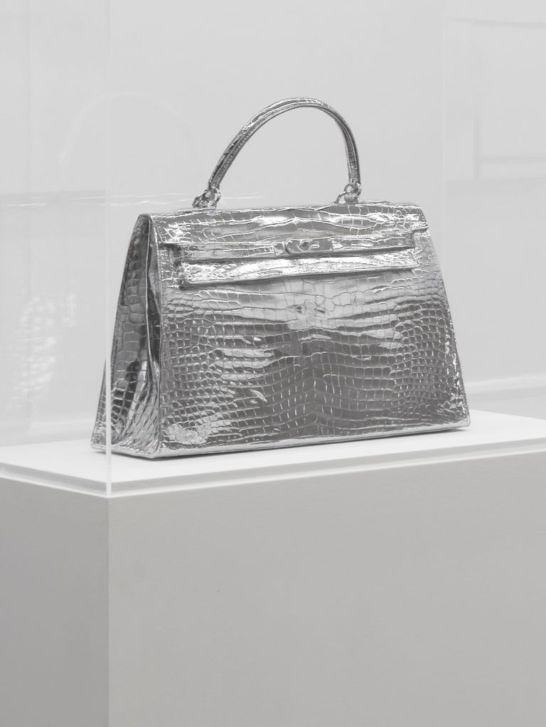 Sylvie Fleury
Kelly Bag (crocodile), 2013
Chromed bronze
34 &times; 31.5 &times; 11.5 cm
13 3/8 &times; 12 3/8 &times; 4 1/2 inches
Edition of 8 + 4 AP