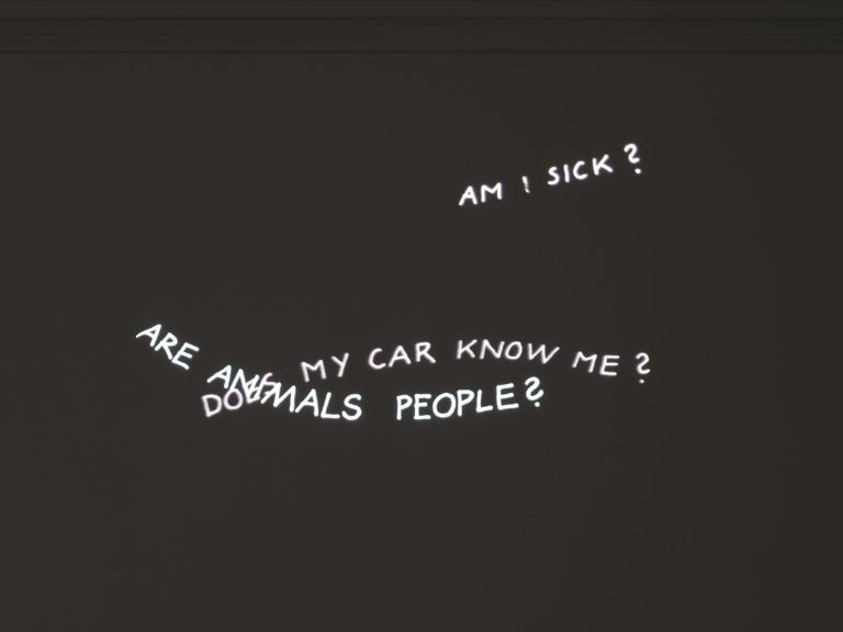 Peter Fischli David Weiss
Untitled (Questions Projection, small), 1981&ndash;2001 (detail)