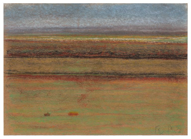 Richard Artschwager
Landscape with Tiny Houses, 2013
Pastel on paper
48.9 &times; 68.6 cm
19 1/4 &times; 27 inches
58 &times; 77.6 cm (framed)
22 7/8 &times; 30 1/2 inches (framed)