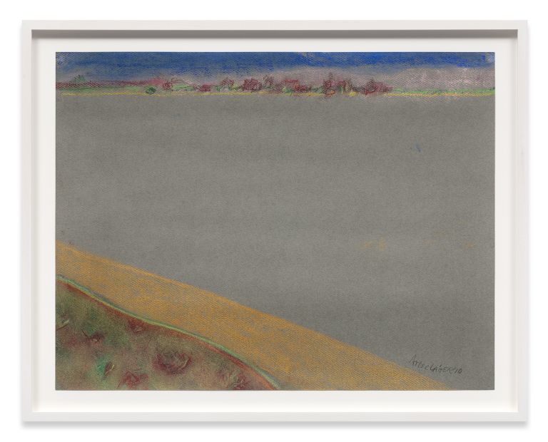 Richard Artschwager
Landscape on Gray Paper, 2010
Pastel on paper
50.2 &times; 65.1 cm
19 3/4 &times; 25 5/8 inches
59.7 &times; 74.3 cm (framed)
23 1/2 &times; 29 1/4 inches (framed)