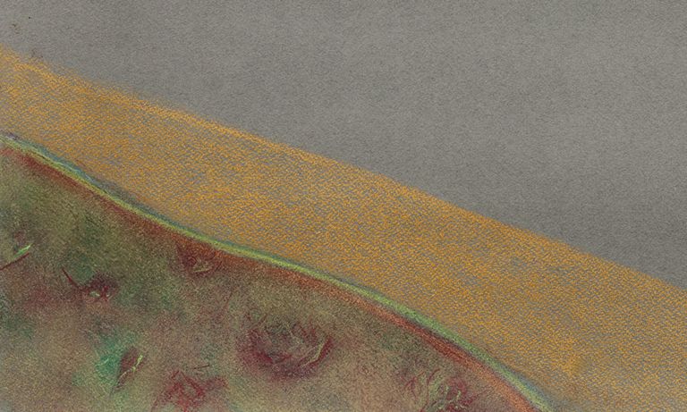 Richard Artschwager
Landscape on Gray Paper, 2010 (detail)