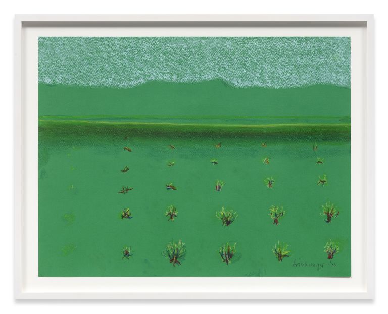 Richard Artschwager
Bushes, 2010
Pastel on paper
50.2 &times; 65.4 cm
19 3/4 &times; 25 3/4 inches
59 &times; 74.4 cm (framed)
23 1/4 &times; 29 1/4 inches (framed)