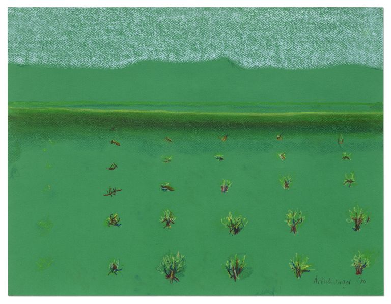 Richard Artschwager
Bushes, 2010
Pastel on paper
50.2 &times; 65.4 cm
19 3/4 &times; 25 3/4 inches
59 &times; 74.4 cm (framed)
23 1/4 &times; 29 1/4 inches (framed)