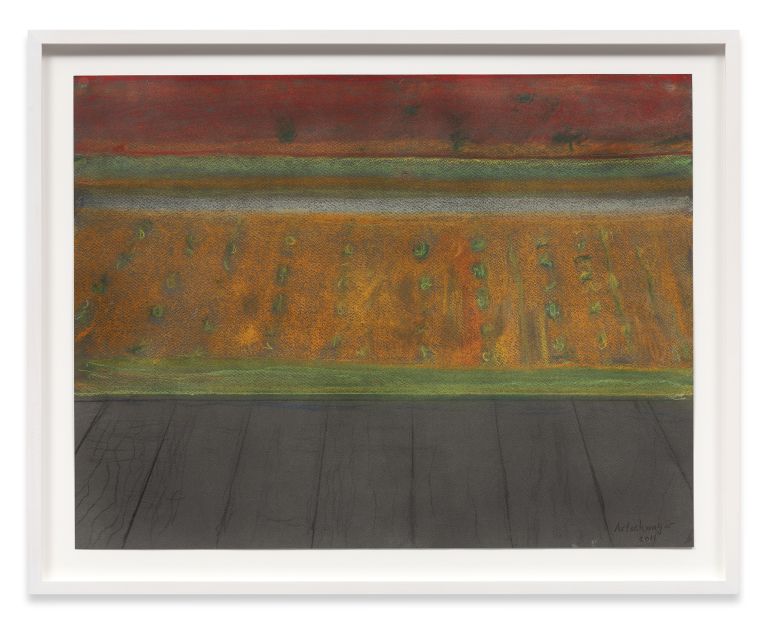 Richard Artschwager
Gray Roof and Field, 2011
Pastel on paper
50.2 &times; 65.4 cm
19 3/4 &times; 25 3/4 inches
59.3 &times; 74.4 cm (framed)
23 3/8 &times; 29 1/4 inches (framed)